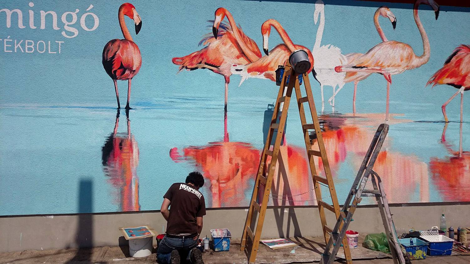 Flamingo- Neopaint Works