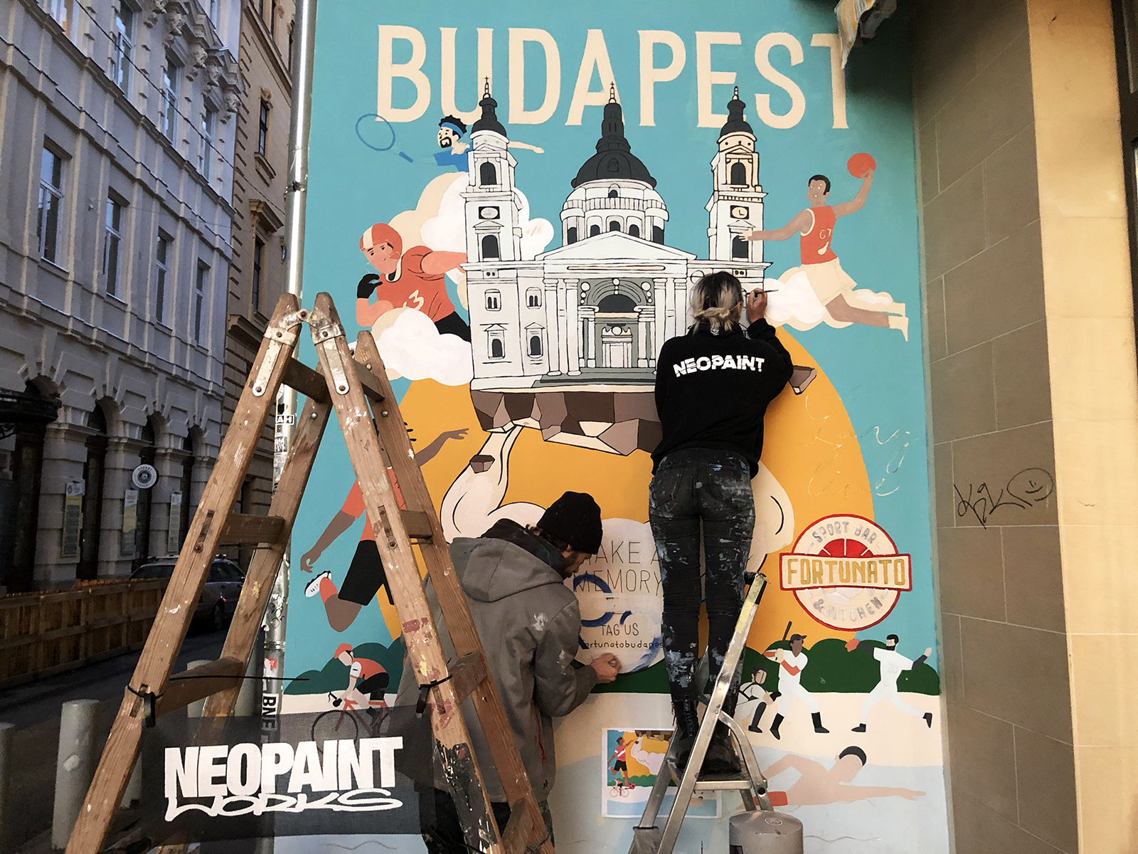 Neopaint Works - Fortunado - dekorációs falfestés
