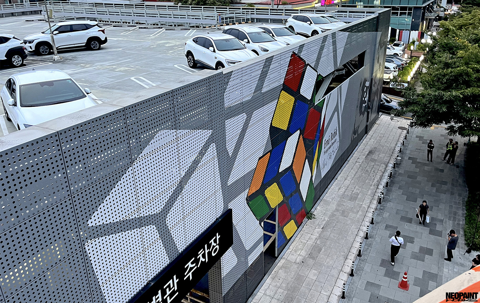 Rubik-kocka festmény - Neopaint Works - Korea (108)
