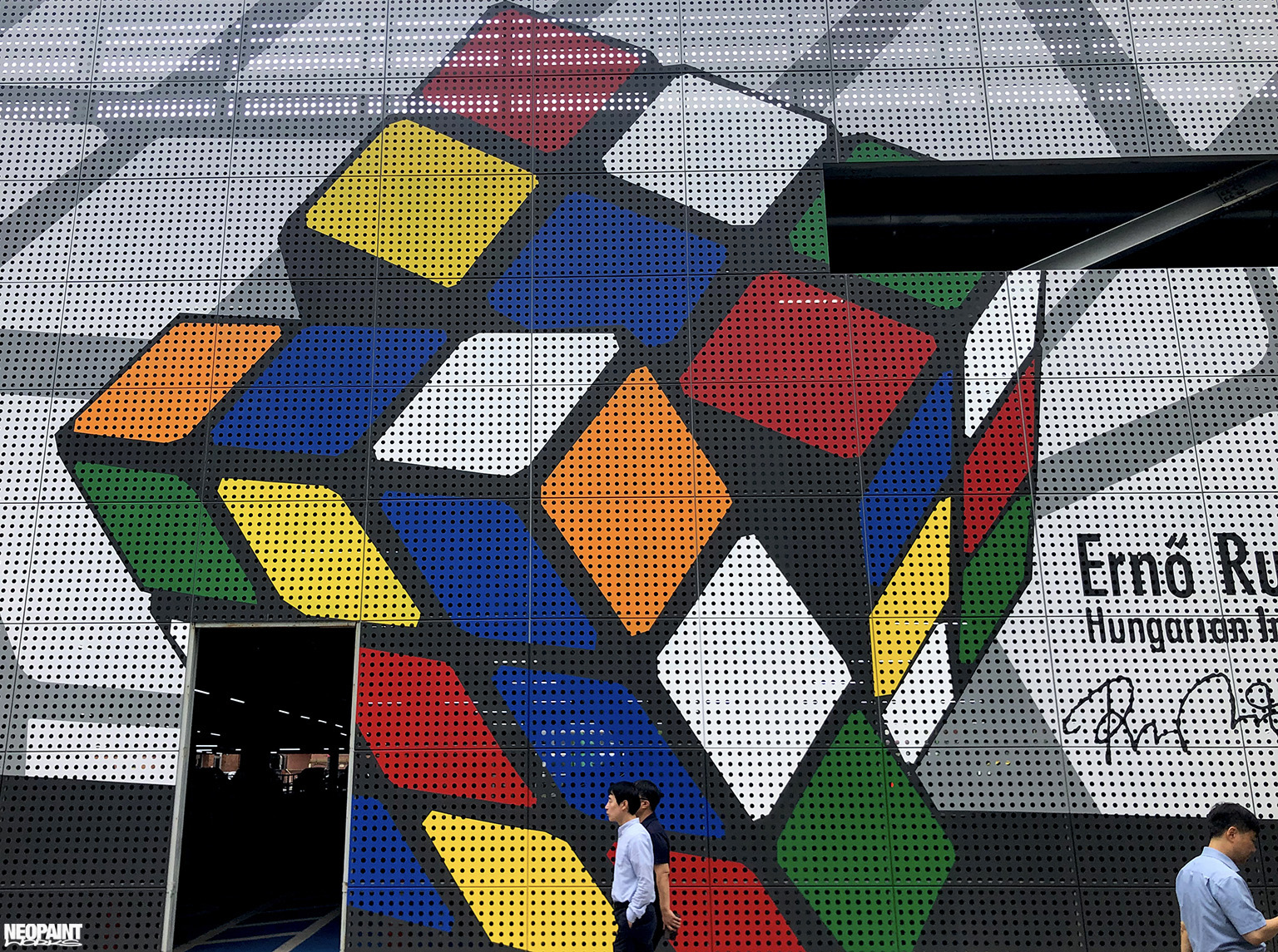 Rubik-kocka festmény - Neopaint Works - Korea (116)