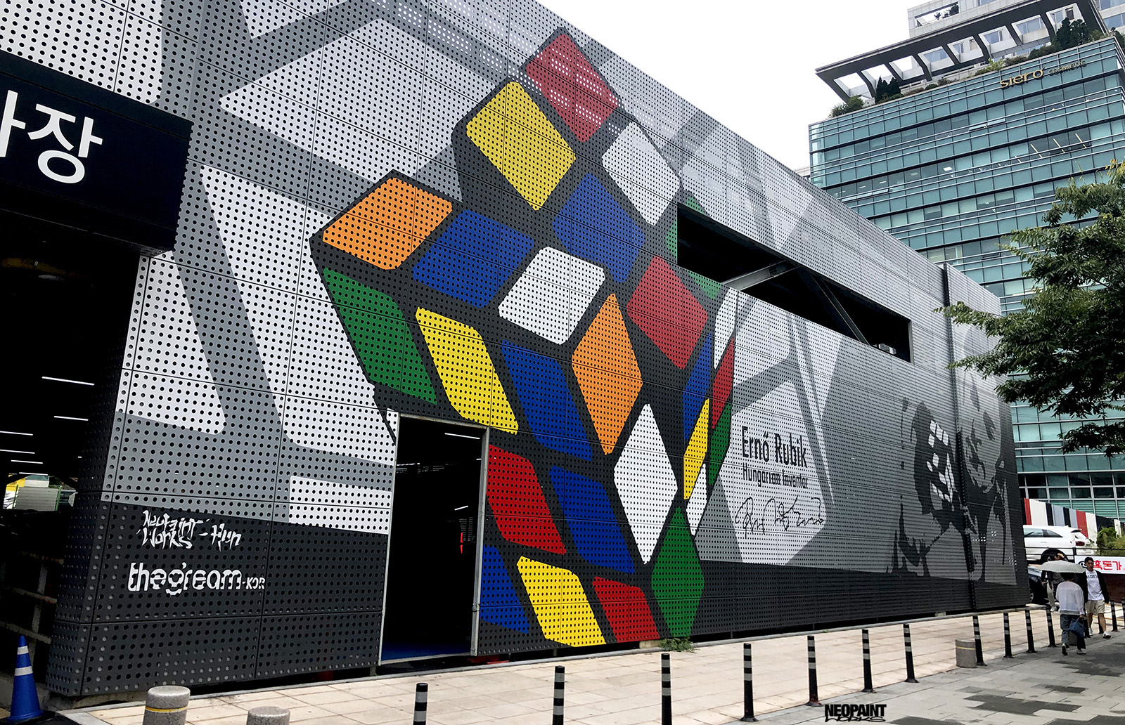 Rubik-kocka festmény - Neopaint Works - Korea (117)